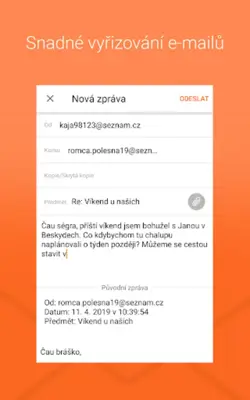 Email.cz android App screenshot 0